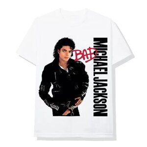 Michael Jackson T-Shirt Retro 90s Bad Album Music Fan Graphic Vintage 86